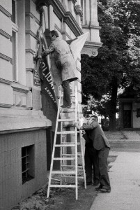 Pierwsza siedziba Solidarności na Roosevelta