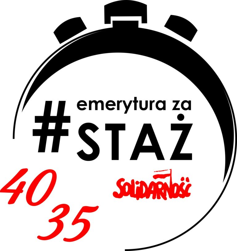 Emerytura na staż – plakat, ulotka, spot