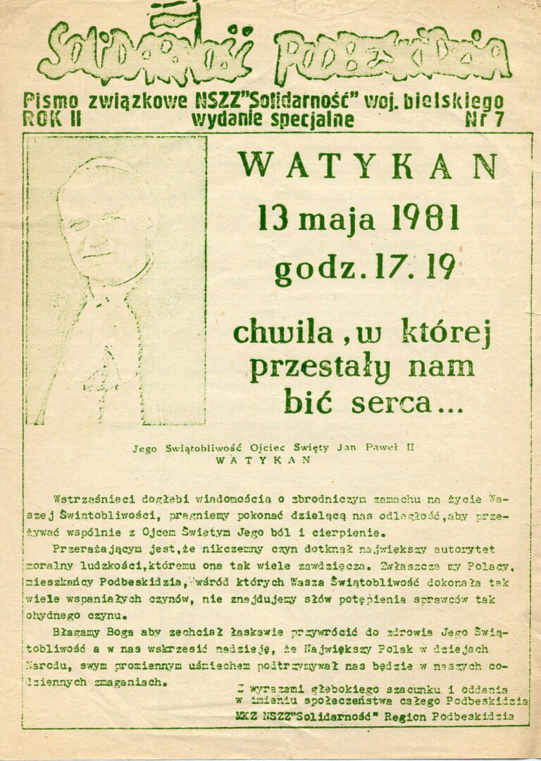 40. rocznica zamachu na Jana Pawła II