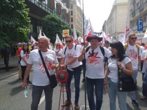 Manifestacja w obronie branży paliwowo-energetycznej