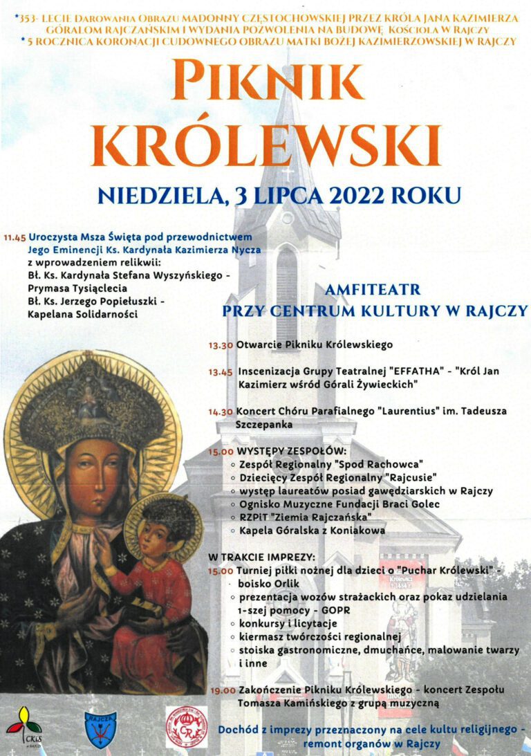 Zapraszamy do Rajczy na Piknik Królewski