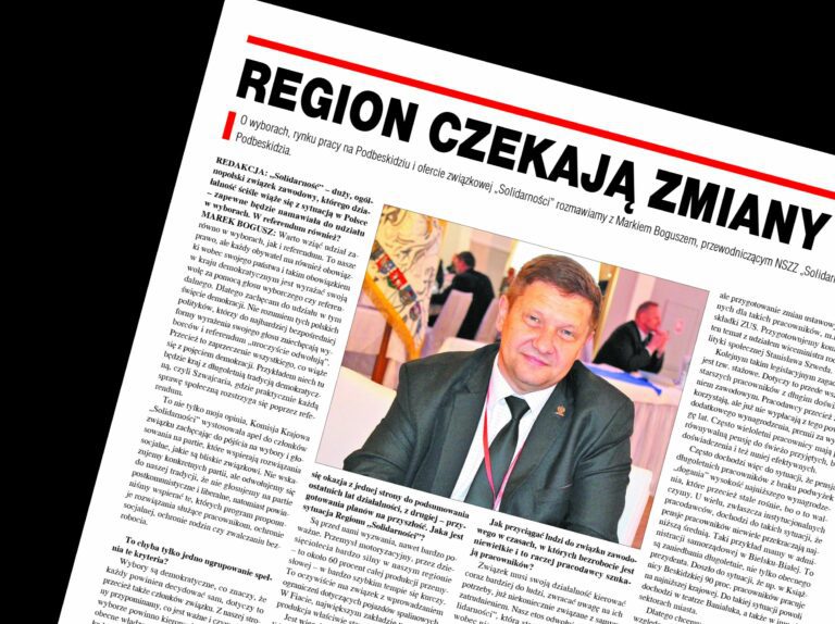 Region czekają zmiany. Wywiad z Markiem Boguszem