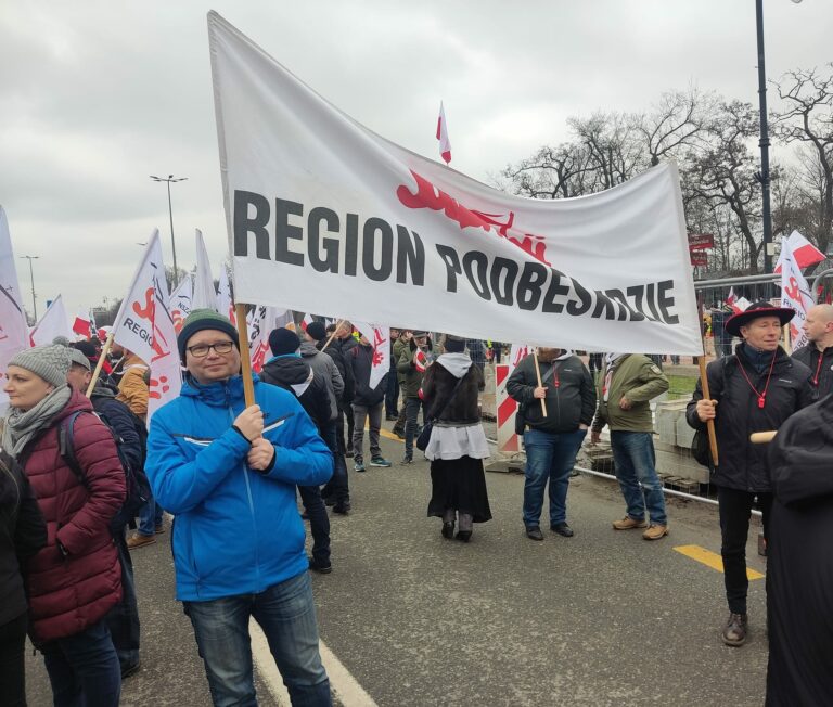 Protest Rolników w Warszawie