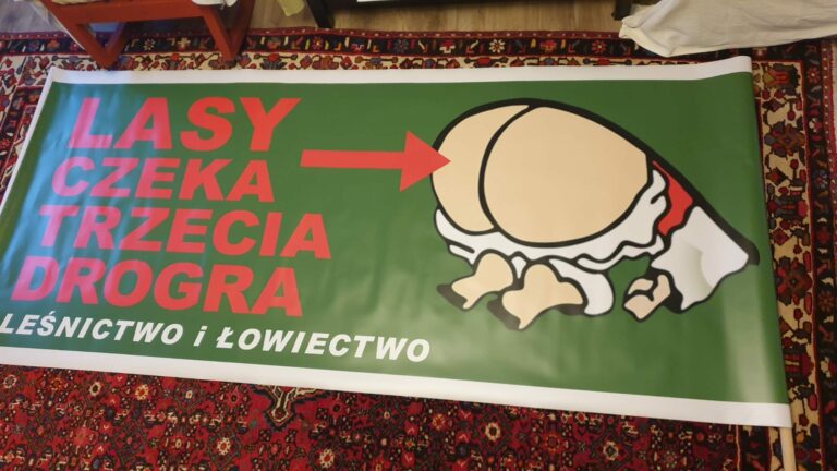 #Protest Leśników w Warszawie