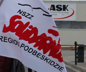 Strajk ostrzegawczy w ASK Poland – reportaż filmowy