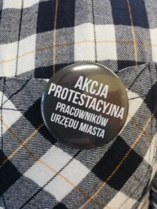 Akcja protestacyjna w Urzędzie Miasta Oświęcim