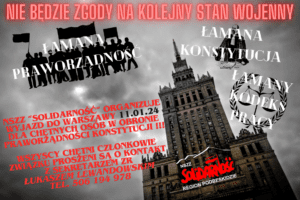Wyjazd do Warszawy w Obronie Praworządności – 11.01.2024