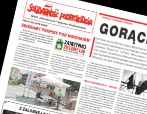 Lipcowa  “Solidarność Podbeskidzia” w „Gazecie Beskidzkiej” i w internecie