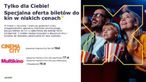 Specjalna oferta biletów do kin w niskich cenach