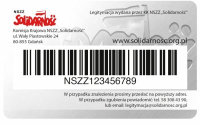 Elektroniczna Legitymacja Członkowska NSZZ „Solidarność” oraz partnerski program rabatowy