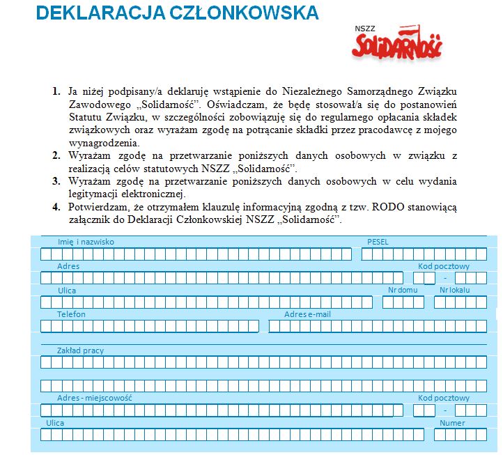 Decyzja Prezydium KK nr 94- nowa legitymacja związkowa