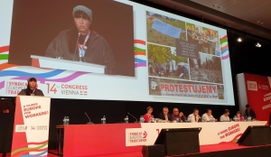 Kongres EKZZ w Wiedniu. Edyta Odyjas [S] prosto z miasteczka namiotowego o wynagrodzeniach w budżetówce