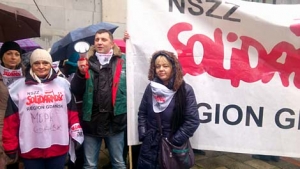 &quot;Silni razem!&quot; Pikieta pracowników socjalnych i pomocy społecznej