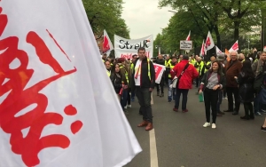 Pracownicy Amazon protestowali w Berlinie "Brak zgody na wyzysk"