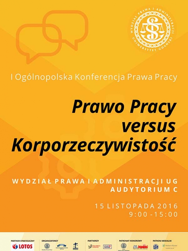 I Ogólnopolska Konferencja Prawa Pracy – 15 listopada na UG