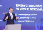 Emerytury i renty wyższe o 7%